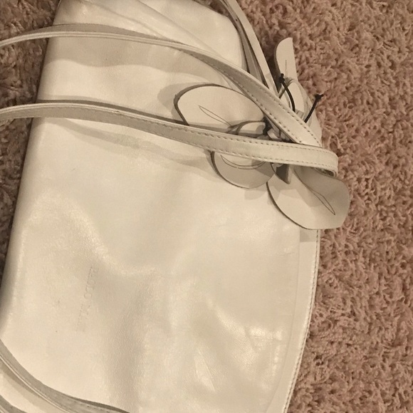 White leather made in Italy purse - Picture 3 of 6